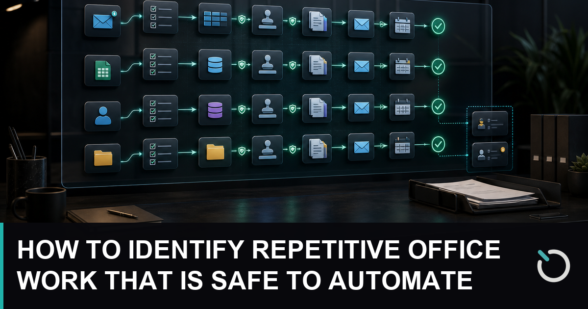 Editorial technology image for: How to Identify Repetitive Office Work That Is Safe to Automate